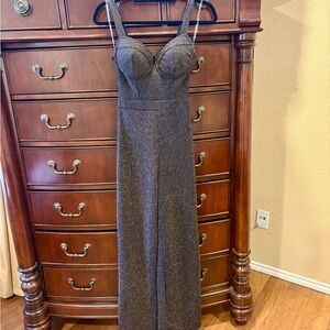 Elegant Gray Jumpsuit